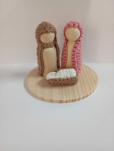 Nacimiento de crochet (10cmx8cm)