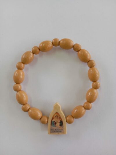 Denario de pulsera de madera