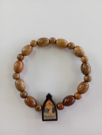 Denario de pulsera de madera