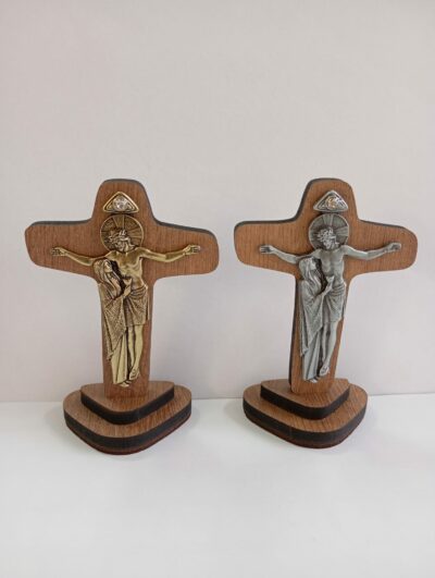 Cruz de la Unidad de madera para mesa (10.50cmx7cm)