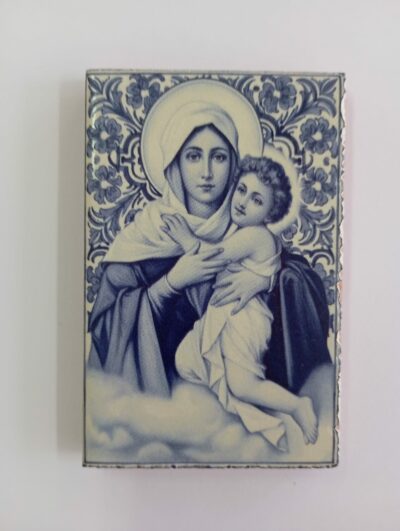 Imán de azulejo de la Mater 7.50cmx5cm