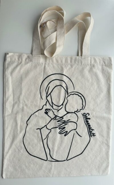 Bolsa de tela con la Mater 40cmx35.50cm
